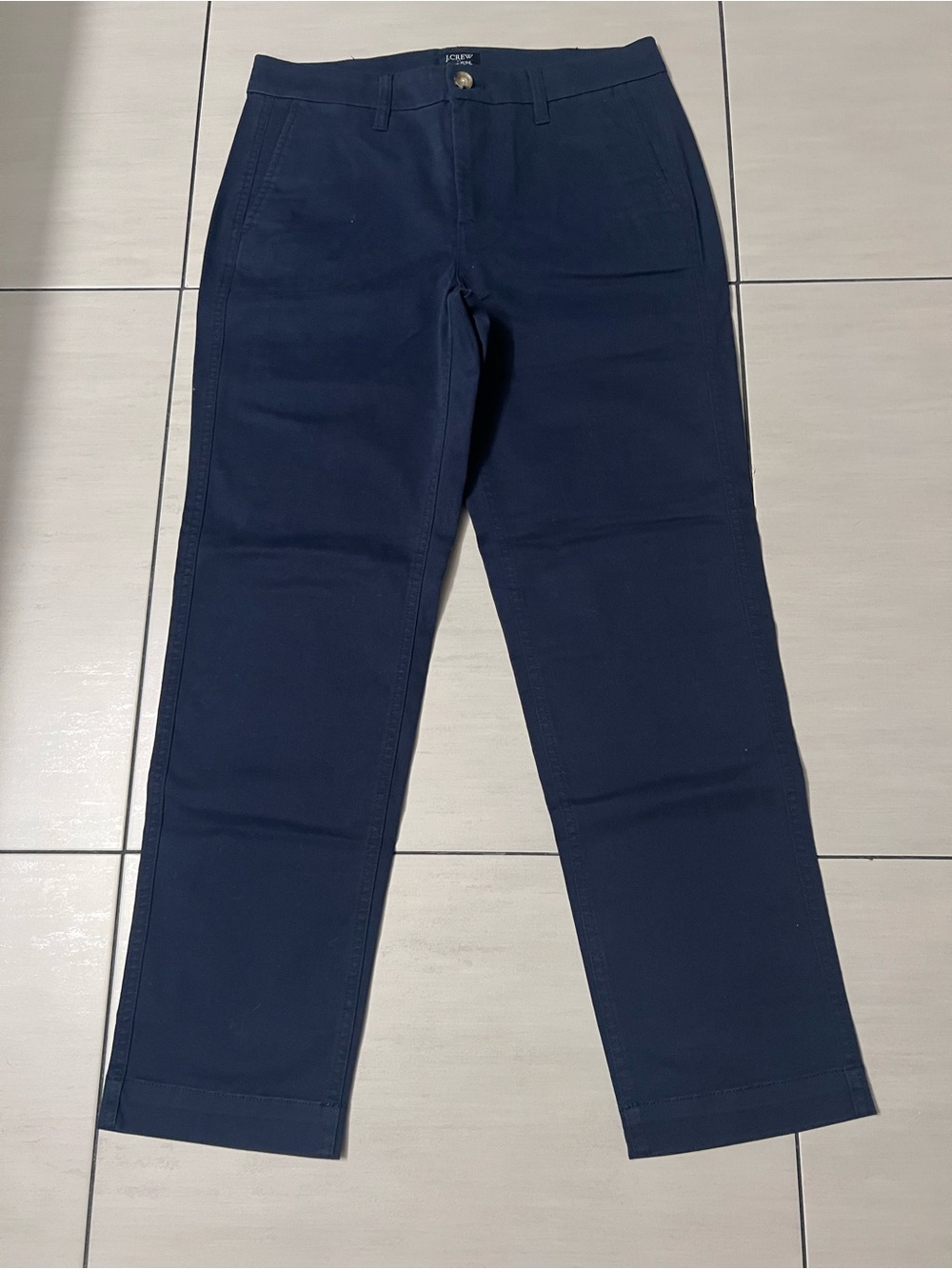 NWOT J.Crew High-Rise Girlfriend Chino Pants Navy Blue Size 4